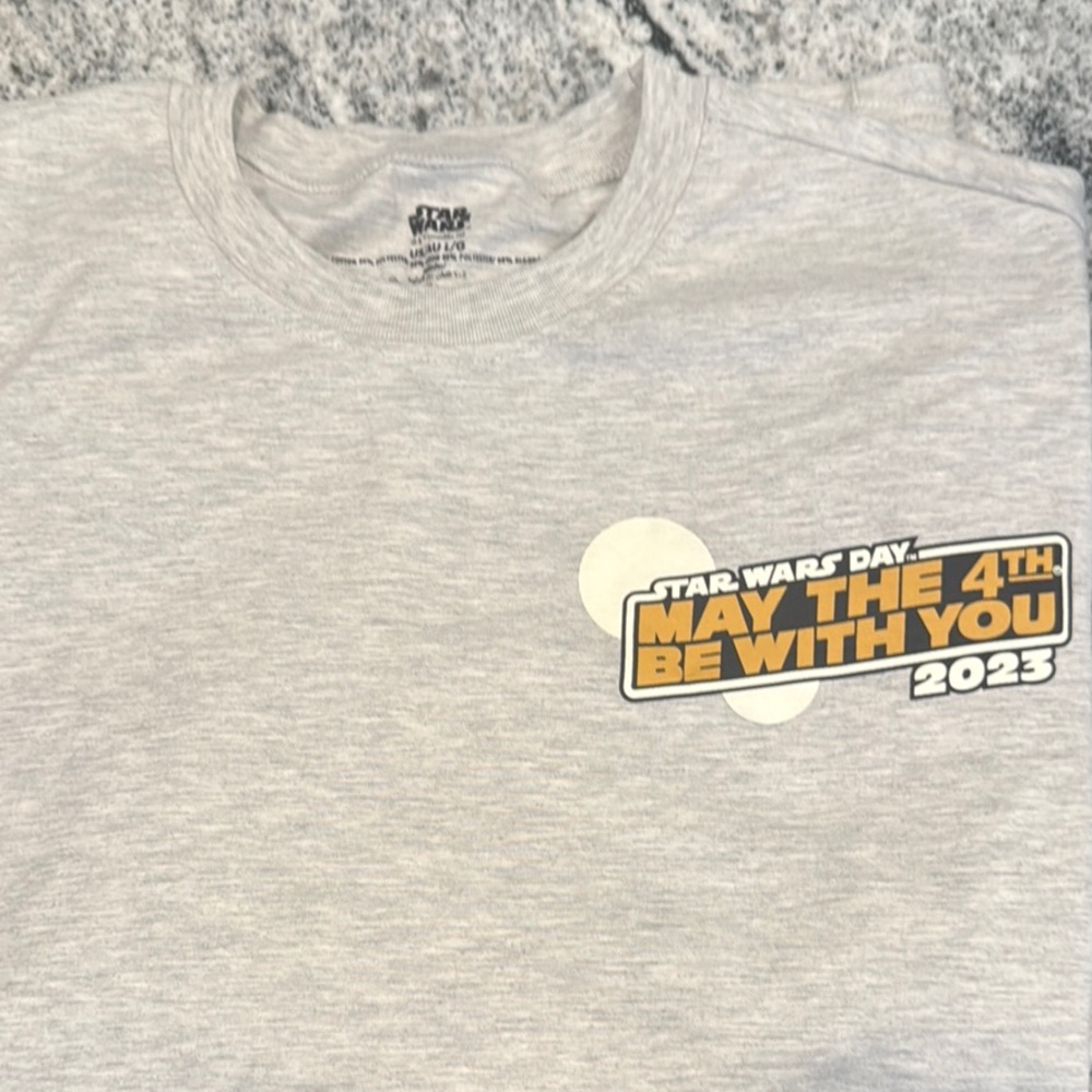 Star Wars Day May the 4th Gray T-Shirt